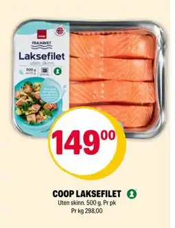 Coop Extra COOP LAKSEFILET tilbud