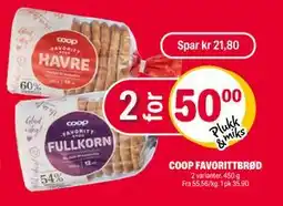 Coop Extra COOP FAVORITTBRØD tilbud