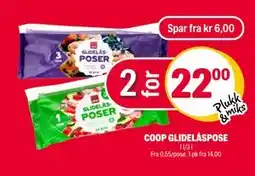 Coop Extra COOP GLIDELÅSPOSE tilbud