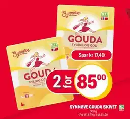 Coop Extra SYNNØVE GOUDA SKIVET tilbud