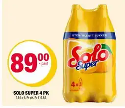 Coop Extra SOLO SUPER 4 PK tilbud