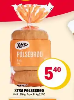 Coop Extra XTRA PØLSEBRØD tilbud