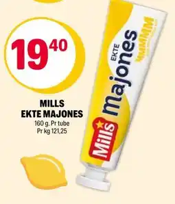 Coop Extra MILLS EKTE MAJONES tilbud