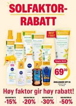 Coop Extra SOLFAKTOR 30 tilbud