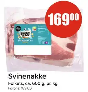 Spar Svinenakke tilbud