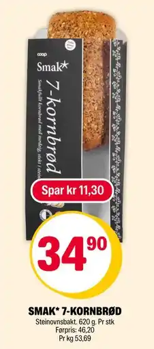 Coop Extra SMAK* 7-KORNBRØD tilbud