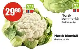 Spar Norsk blomkål tilbud