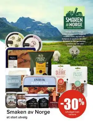 Spar Smaken av Norge tilbud