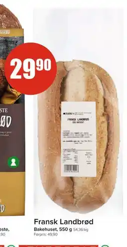 Spar Fransk Landbrød tilbud