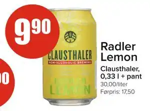 Spar Radler Lemon tilbud