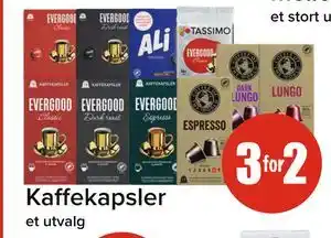 Spar Kaffekapsler tilbud