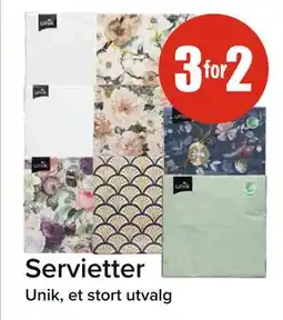 Spar Servietter tilbud