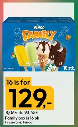 Gigaboks Family box is 16 pk tilbud