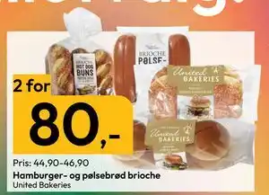 Gigaboks Hamburger- og pølsebrød brioche tilbud