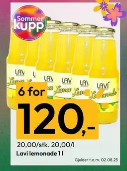 Gigaboks Lavi lemonade 1 l tilbud