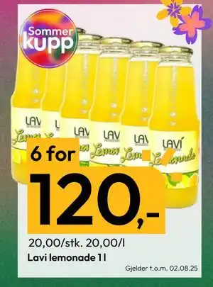 Gigaboks Lavi lemonade 1 l tilbud