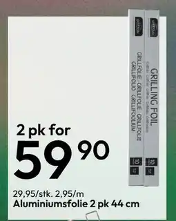 Gigaboks Aluminiumsfolie 2 pk 44 cm tilbud