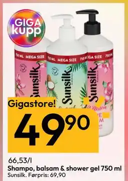 Gigaboks Shampo, balsam & shower gel 750 ml tilbud