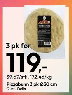 Gigaboks Pizzabunn 3 pk Ø30 cm tilbud
