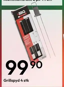 Gigaboks Grillspyd 4 stk tilbud