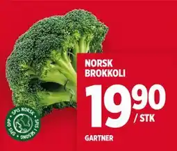Meny NORSK BROKKOLI tilbud