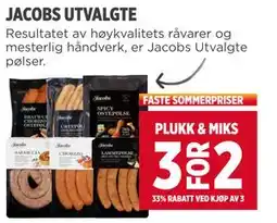 Meny JACOBS UTVALGTE tilbud