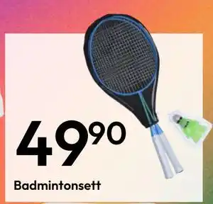 Gigaboks Badmintonsett tilbud