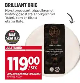 Meny BRILLIANT BRIE tilbud