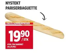 Meny NYSTEKT PARISERBAGUETTE tilbud