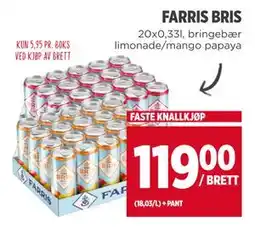 Meny FARRIS BRIS tilbud