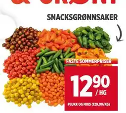 Meny SNACKSGRØNNSAKER tilbud