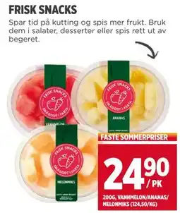 Meny FRISK SNACKS tilbud