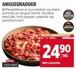 Meny ANGUSSNADDER tilbud