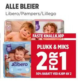 Meny ALLE BLEIER tilbud