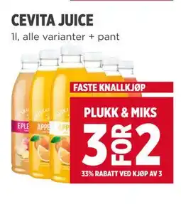 Meny CEVITA JUICE tilbud
