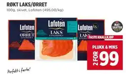 Meny RØKT LAKS/ØRRET tilbud