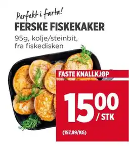 Meny FERSKE FISKEKAKER tilbud