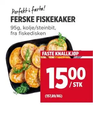 Meny FERSKE FISKEKAKER tilbud