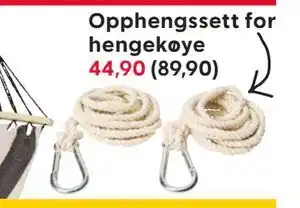 Rusta Opphengssett for hengekøye tilbud