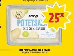 Coop Prix COOP POTETSALAT MED CRÈME FRAÎCHE tilbud