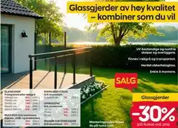 Rusta GLASSGJERDE tilbud