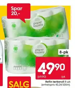 Rusta Refin tørkerull tilbud