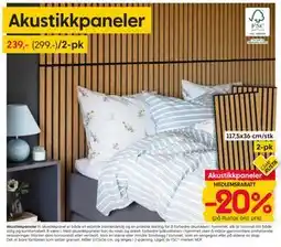 Rusta Akustikkpaneler tilbud