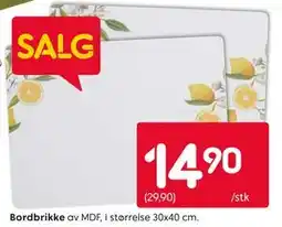 Rusta Bordbrikke tilbud