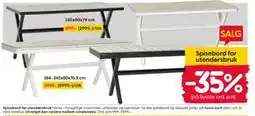 Rusta Spisebord for utendørsbruk tilbud