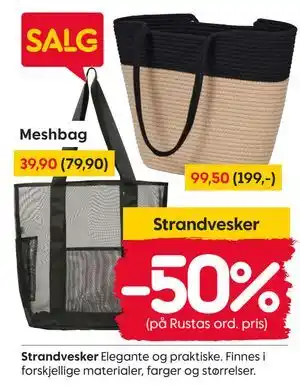 Rusta Meshbag tilbud