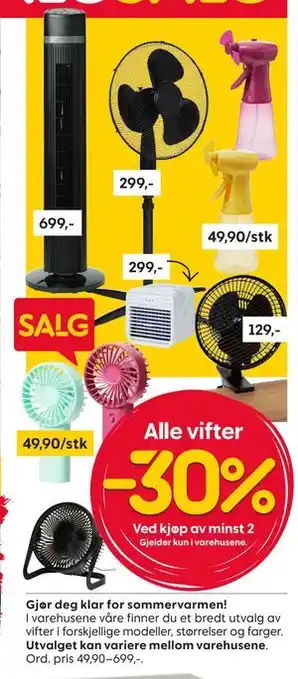 Rusta Gjør deg klar for sommervarmen! tilbud