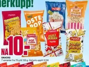 Europris Snacks tilbud