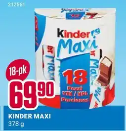 Europris KINDER MAXI tilbud