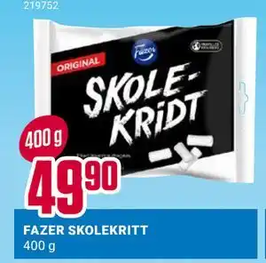 Europris FAZER SKOLEKRITT tilbud